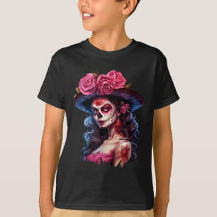 Camiseta La Catrina Día De Los Muertos Día Mexicano De Los