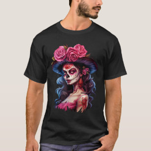 Camiseta La Catrina Día De Los Muertos Día Mexicano De Los
