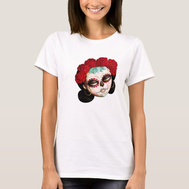 Camiseta La Catrina - Dia de Los Muertos Girl (Anverso)