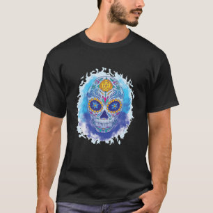Camiseta La Catrina Diseño Tattoo Mask Sugar Skucol Waterco