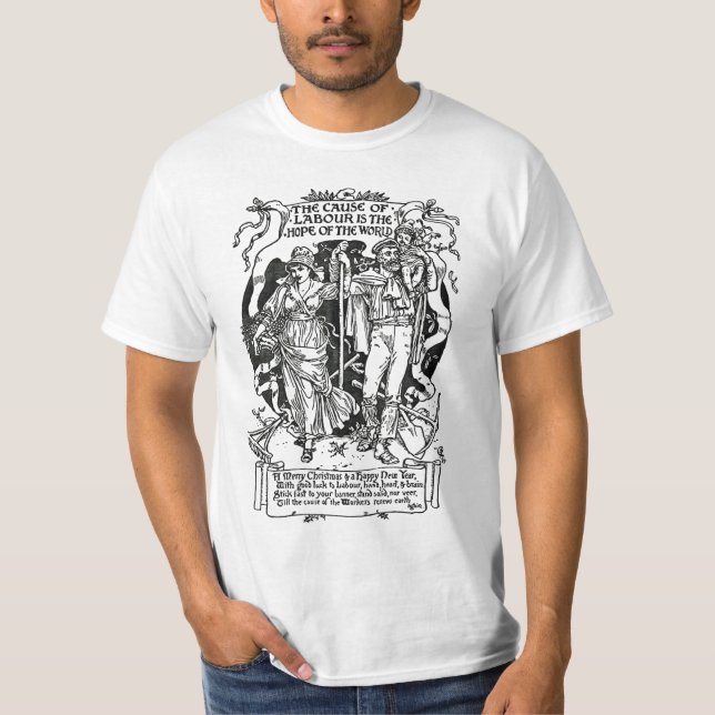 Camiseta La causa del trabajo es la esperanza del mundo (Anverso)