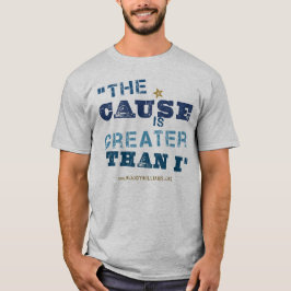 Camiseta La causa es mayor que yo (angustiado)