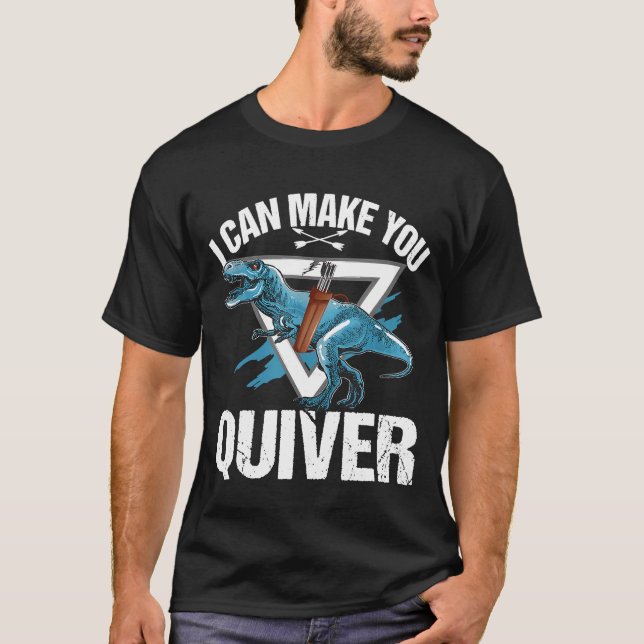 Camiseta La caza de arco con flecha de arco puede hacerte m (Anverso)