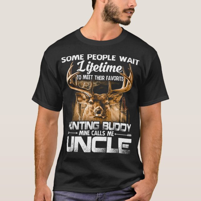 Camiseta La caza de Buddy Mine me llama tío (Anverso)