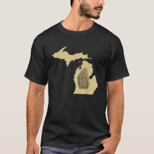 Camiseta La caza de hongos de Michigan Morel