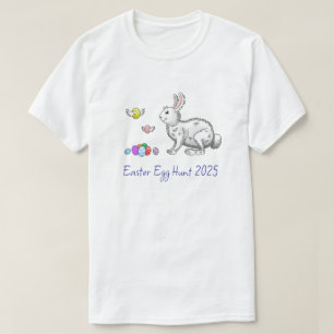 Camiseta La caza de huevos de Easter Bunny