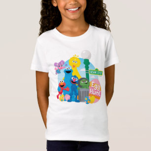 Camiseta La caza de huevos de Semana Santa de Plaza Sésamo