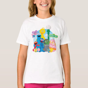 Camiseta La caza de huevos de Semana Santa de Plaza Sésamo