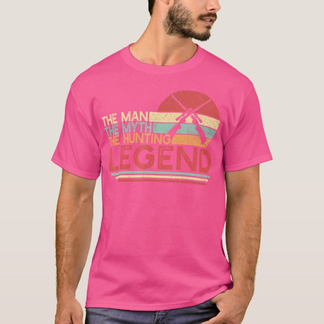 Camiseta La caza de la leyenda de la caza de mitos masculin (Anverso)