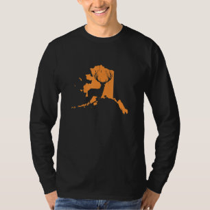 Camiseta La caza de venados en Alaska nos encanta cazar cie