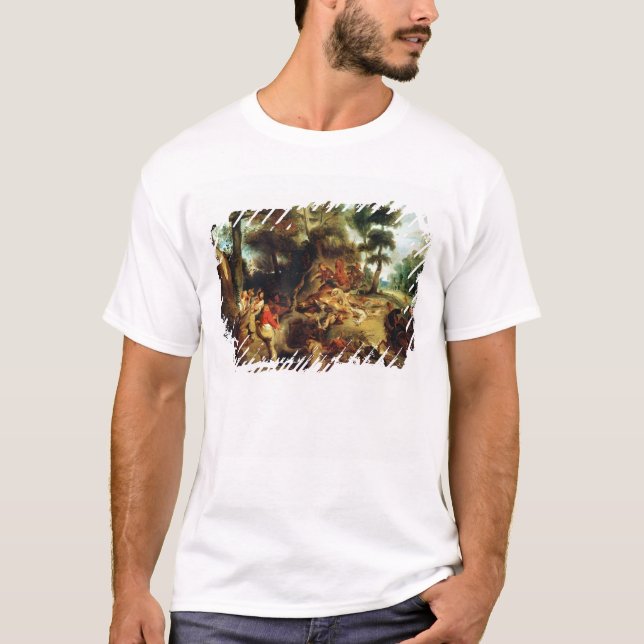 Camiseta La caza del jabalí (Anverso)