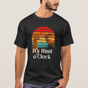 Camiseta La caza del reloj y la relajación del cazador de v