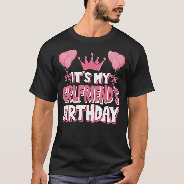 Camiseta La celebración del cumpleaños de mi novia (Anverso)