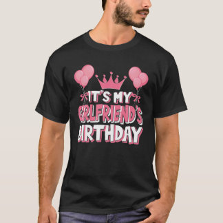 Camiseta La celebración del cumpleaños de mi novia
