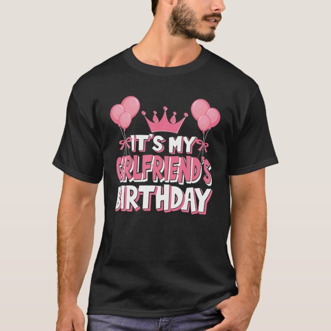 Camiseta La celebración del cumpleaños de mi novia (Anverso)