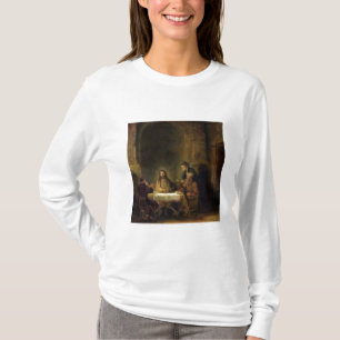 Camiseta La cena en Emmaus, 1648 (aceite en el panel)