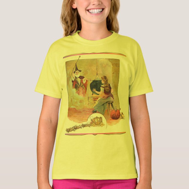 Camiseta La Cenicienta Y Su Madrina De Hada (Anverso)