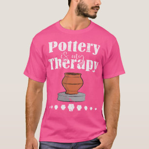 Camiseta La cerámica es mi terapia para artistas de cerámic