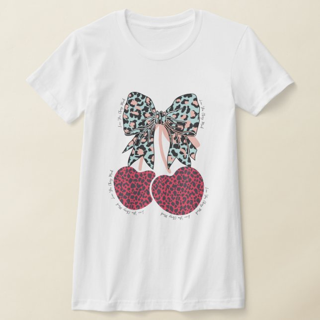 Camiseta La cereza de amor es una fruta divertida (Distribución)
