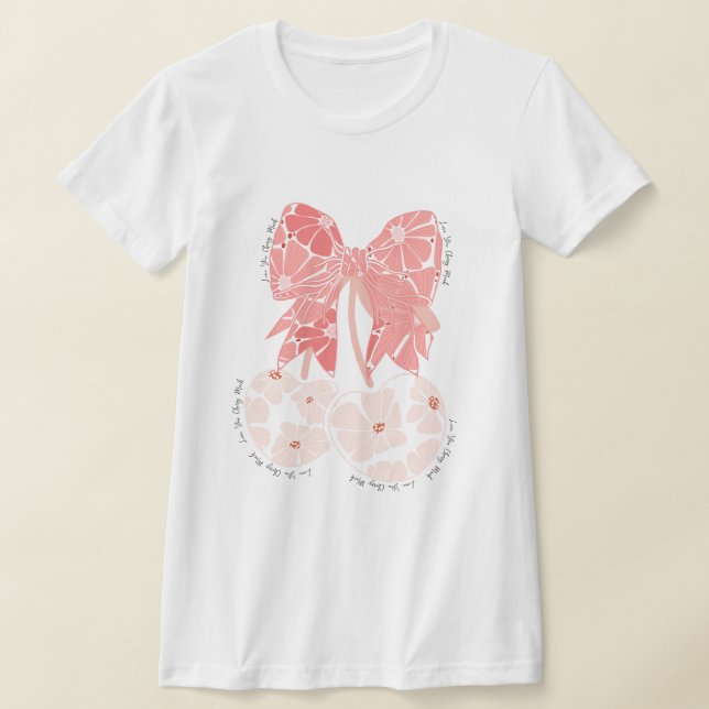 Camiseta La cereza de amor es una fruta divertida (Distribución)