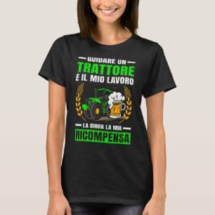 Camiseta La cerveza agrícola es mi recompensa de tractores