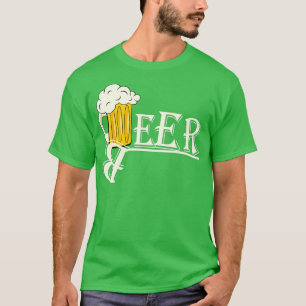 Camiseta La cerveza B ya está colgando torcida