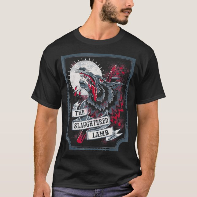 Camiseta La Cerveza Cabeza De Lobo De Cordero Sacrificada (Anverso)