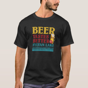 Camiseta La Cerveza De La Vida En El Lago Sylvan Es Mejor
