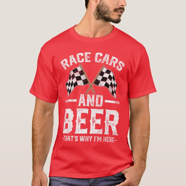 Camiseta La cerveza de raza angustiada es por eso que estoy (Anverso)