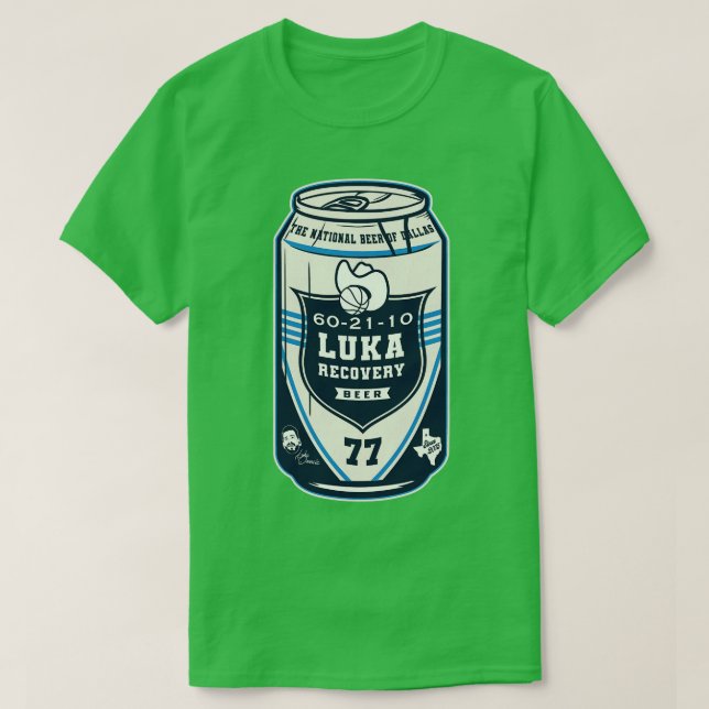 Camiseta La Cerveza De Recuperación Puede Luka Doncic 60211 (Diseño del anverso)