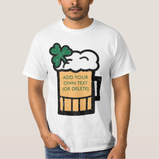 Camiseta La cerveza de St Patrick (personalizable)
