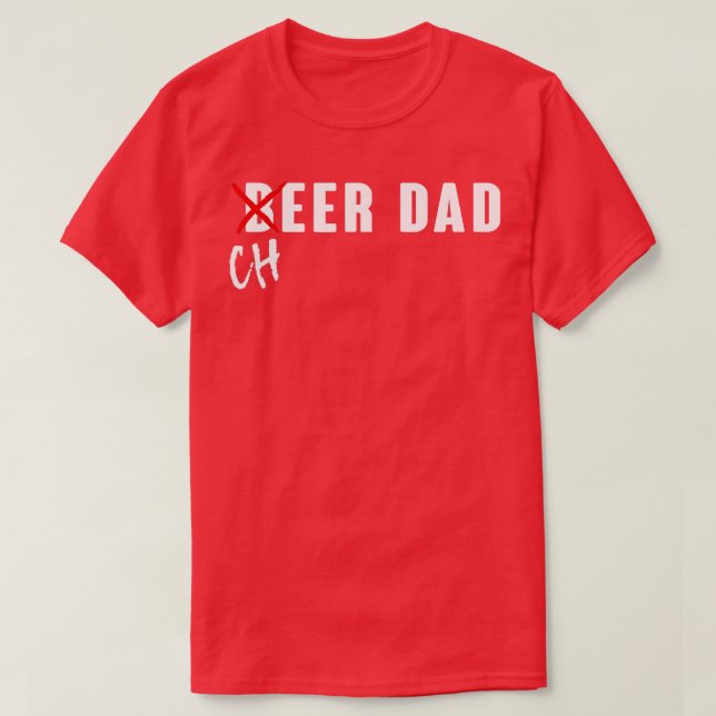 Camiseta La cerveza divertida Cheer Dad (Diseño del anverso)