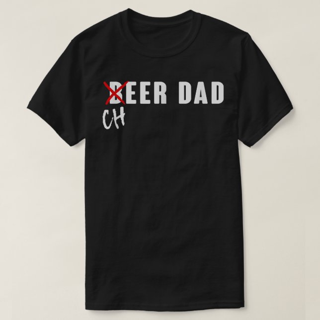 Camiseta La cerveza divertida Cheer Dad  (Diseño del anverso)