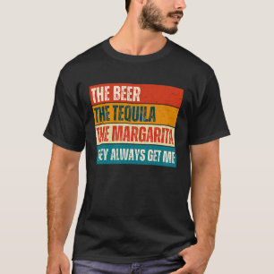 Camiseta La Cerveza El Tequila La Margarita Que Siempre Rec