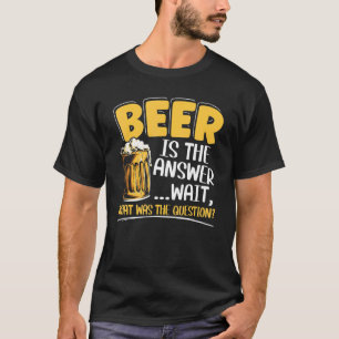 Camiseta La Cerveza Es La Respuesta Para El Consumidor De A