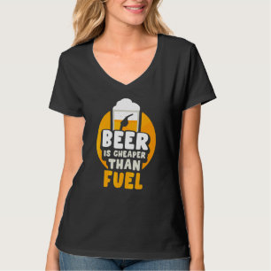 Camiseta La Cerveza Es Más Barata Que Los Precios De La Bom