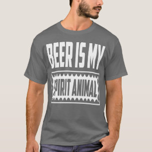Camiseta La cerveza es mi animal espiritual chica
