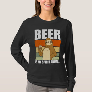 Camiseta La Cerveza Es Mi Espíritu La Cerveza Animal Beer S