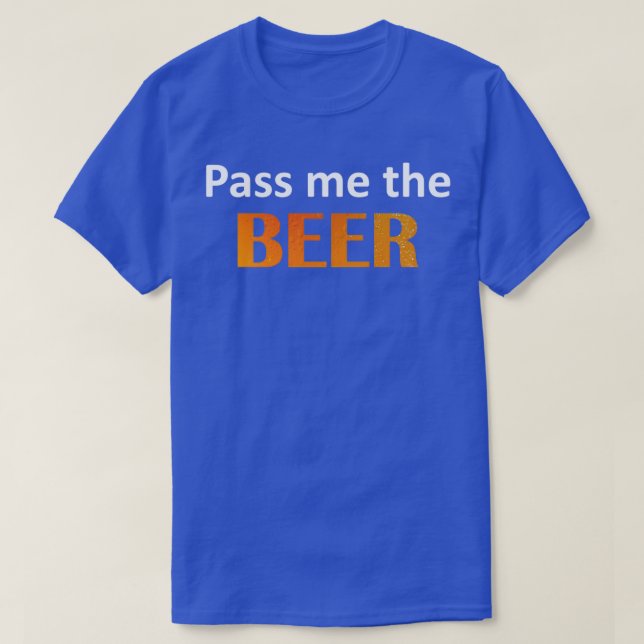 Camiseta La cerveza es una forma de vida (Diseño del anverso)