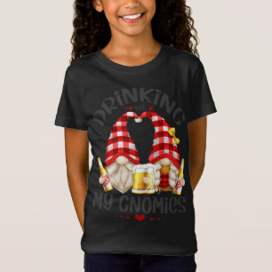 Camiseta La Cerveza Funny Gnomes Beer Bebe Con Mis Gnomías