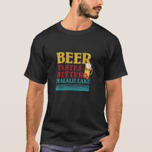 Camiseta La Cerveza Halalii Lake Life Sabe Mejor En L