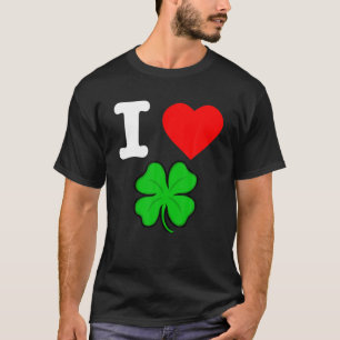Camiseta La cerveza irlandesa Love Good Lucky Clover St.