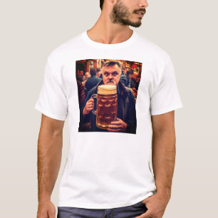 Camiseta La cerveza más grande y mejor que he visto en blan
