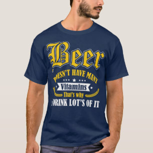 Camiseta La cerveza necesita más vitaminas