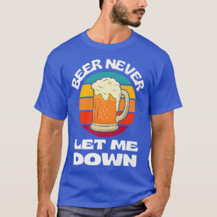 Camiseta La Cerveza Nunca Me Deja Bajar La Cerveza Graciosa