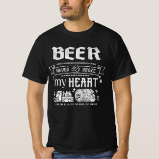 Camiseta La cerveza nunca me rompió el corazón