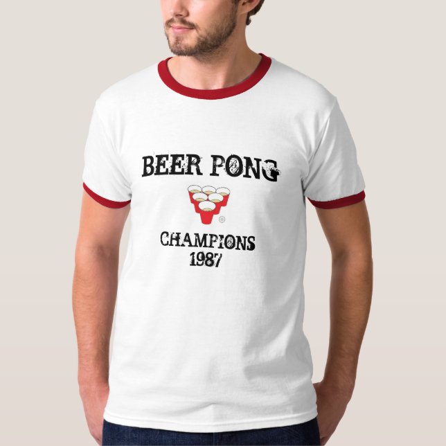 Camiseta La cerveza Pong defiende 1987 (Anverso)