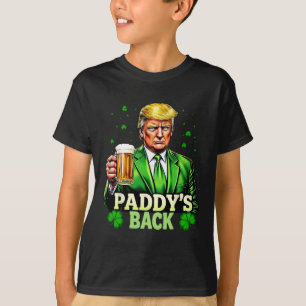 Camiseta La cerveza Trump de vuelta de Paddy es un lugar pr