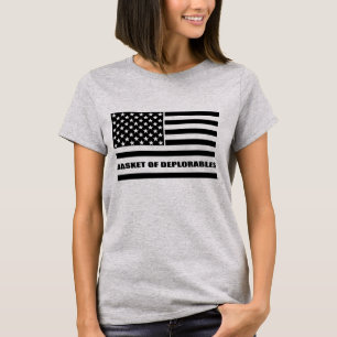 Camiseta La cesta de bandera americana de Deplorables