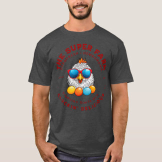 Camiseta La chica de huevos frescos de granja de pollos gen